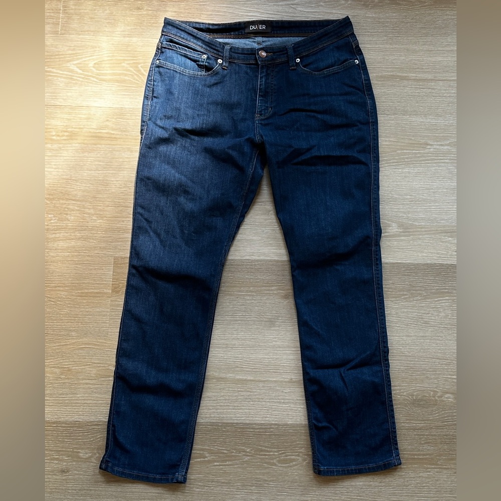 Du/er L2X Men’s Dark Wash Denim Jean 36X32